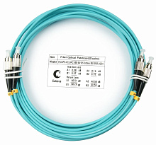 Патч-корд оптический duplex FC-FC 50/125 mm OM3 5м LSZH Cabeus