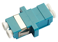 Адаптер проходной LC-LC duplex, SM(для одномодового кабеля), корпус пластмассовый (SC Adapter Simplex dimension) Cabeus