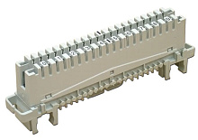 Плинт соединительный Krone 6089 1 120-06 19" на 10 пар, LSA PROFIL, маркировка 0-9, без цветового обозначения