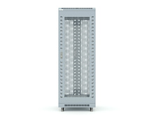 Шкаф телекоммуникационный напольный RUSRACK RSRF-606032/PMGY 19" 32U 600x600x1610мм