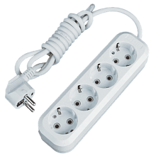 Удлинитель "Эксперт"  4 гнезда  5 метров 16А/3,5кВт с заземлением ПВС 3х1 EKF