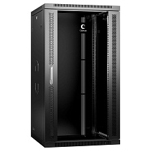 Шкаф телекоммуникационный настенный Cabeus SH-05F-22U60/45-BK 19" 22U 600x450мм