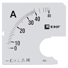 Шкала сменная для A961 40/5А-1,5 EKF