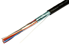 Кабель телефонный Cabeus FTP-10P-Cat.3-OUT 10 Черный 