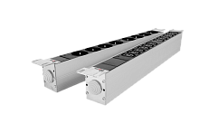 Блок розеток Rem-32 с инд., 12 IEC 60320 C13, 32А, алюм., 19", колодка