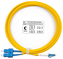 Патч-корд оптический duplex LC-SC 9/125 sm 3м LSZH Cabeus