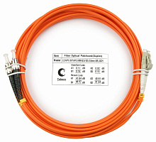 Патч-корд оптический duplex LC-ST 62,5/125 mm 7м LSZH Cabeus