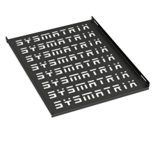 SYSMATRIX SH 6002.900 Полка 19" стационарная перфорированная глубиной 420 мм для напольных и настенных шкафов глубиной 600 мм, цвет черный (RAL 9004) SYSMATRIX SH 6002.900 Полка 19" стационарная перфорированная глубиной 420 мм для напольных и настенных шкафов глубиной 600 мм, цвет черный (RAL 9004)