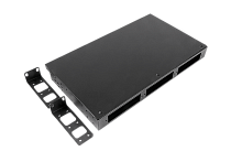 Кросс оптический 19" с комплектом  вставок (Патч-панель 19"), цвет черный