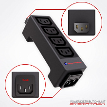 SYSMATRIX PD 0404.900 Блок розеток PDU 0U 4 порта C13 SYSMATRIX PD 0404.900 Блок розеток PDU 0U 4 порта C13