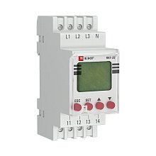 Реле контроля фаз с LCD дисплеем RKF-2S EKF