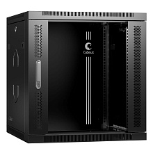 Шкаф телекоммуникационный настенный Cabeus SH-05F-12U60/45-BK 19" 12U 600x450мм
