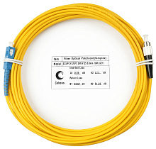 Патч-корд оптический simplex SC-FC 9/125 sm 10м LSZH Cabeus