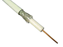Кабель коаксиальный Hyperline COAX-SAT703N-WH-500 75 