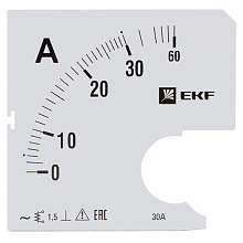 Шкала сменная для A961 30/5А-1,5 EKF