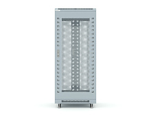 Шкаф телекоммуникационный напольный RUSRACK RSRF-606027/PMGY 19" 27U 600x600x1388мм