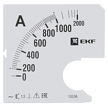 Шкала сменная для A961 1000/5А-1,5 EKF
