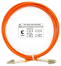 Патч-корд оптический duplex LC-LC 62,5/125 mm 3м LSZH Cabeus
