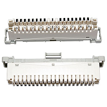 Плинт размыкаемый Cabeus DM-10P 19" на 10 пар, маркировка 0-9