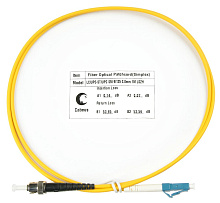 Патч-корд оптический simplex LC-ST 9/125 sm 1м LSZH Cabeus