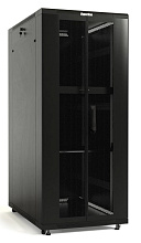 Шкаф телекоммуникационный напольный Hyperline TTB-3766-DD-RAL9004 19" 37U 600x600x1833мм Шкаф телекоммуникационный напольный Hyperline TTB-3766-DD-RAL9004 19" 37U 600x600x1833мм