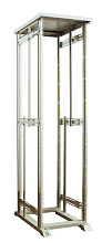 Открытая серверная стойка телекоммуникационная AESP REC-45SRV-GY 19" 45U cерая