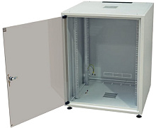 Шкаф телекоммуникационный напольный ZPAS WZ-4317-01-02-011 19" 12UU 600x500x604мм