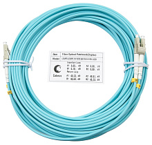 Патч-корд оптический duplex LC-LC 50/125 mm OM3 25м LSZH Cabeus