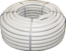Труба гофр. ПВХ Plast с зондом d40мм (15м.) EKF