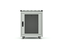 Шкаф телекоммуникационный напольный RUSRACK RSRO-608012/GSGY 19" 12U 600x800x730мм
