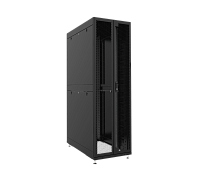 Шкаф телекоммуникационный напольный RUSRACK RSRF.42.08.10.P2P.R9005M 19" 42U 800x1070x1985мм