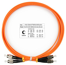 Патч-корд оптический duplex FC-FC 62,5/125 mm 2м LSZH Cabeus