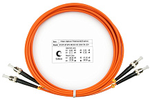 Патч-корд оптический duplex ST-ST 62,5/125 mm 3м LSZH Cabeus