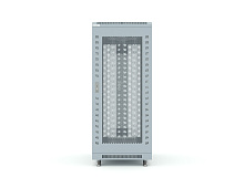 Шкаф телекоммуникационный напольный RUSRACK RSRF-601027/PMGY 19" 27U 600x1000x1388мм