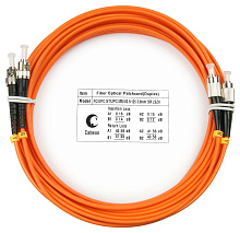 Патч-корд оптический duplex FC-ST 62,5/125 mm 20м LSZH Cabeus