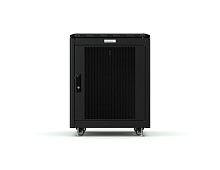 Шкаф телекоммуникационный напольный RUSRACK RSRO-606012/PMBL 19" 12U 600x600x730мм