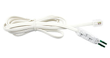 Тестовый шнур для плинта Cabeus TC-4-pin-6P4C 19" 4-х контактный, 6P4C