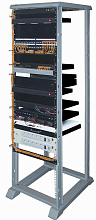 Открытая серверная стойка телекоммуникационная AESP REC-45UB-GY 19" 45U cерая