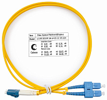 Патч-корд оптический duplex LC-SC 9/125 sm 1м LSZH Cabeus