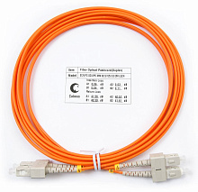 Патч-корд оптический duplex SC-SC 62,5/125 mm 3м LSZH Cabeus