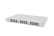 Оптический кросс (бокс) 19" выдвижной, 1U, до 24 портов