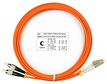 Патч-корд оптический duplex LC-FC 62,5/125 mm 3м LSZH Cabeus