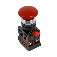 Кнопка AEA-22 красная NO+NC Грибок EKF