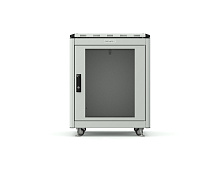 Шкаф телекоммуникационный напольный RUSRACK RSRO-606012/GSGY 19" 12U 600x600x730мм