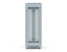 Шкаф телекоммуникационный напольный RUSRACK RSRF-608032/PMGY 19" 32U 600x800x1610мм