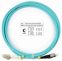 Патч-корд оптический duplex LC-FC 50/125 mm OM3 3м LSZH Cabeus