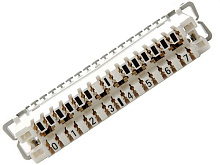 Плинт размыкаемый SINELLS DP-08/07 19" 2/8, маркировка 0-7 Плинт размыкаемый SINELLS DP-08/07 19" 2/8, маркировка 0-7