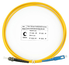 Патч-корд оптический simplex SC-ST 9/125 sm 2м LSZH Cabeus