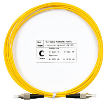 Патч-корд оптический simplex FC-FC 9/125 sm 3м LSZH Cabeus