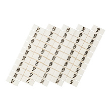 Маркеры для JXB-ST 4 с нумерацией 100-150 (10 шт.) EKF